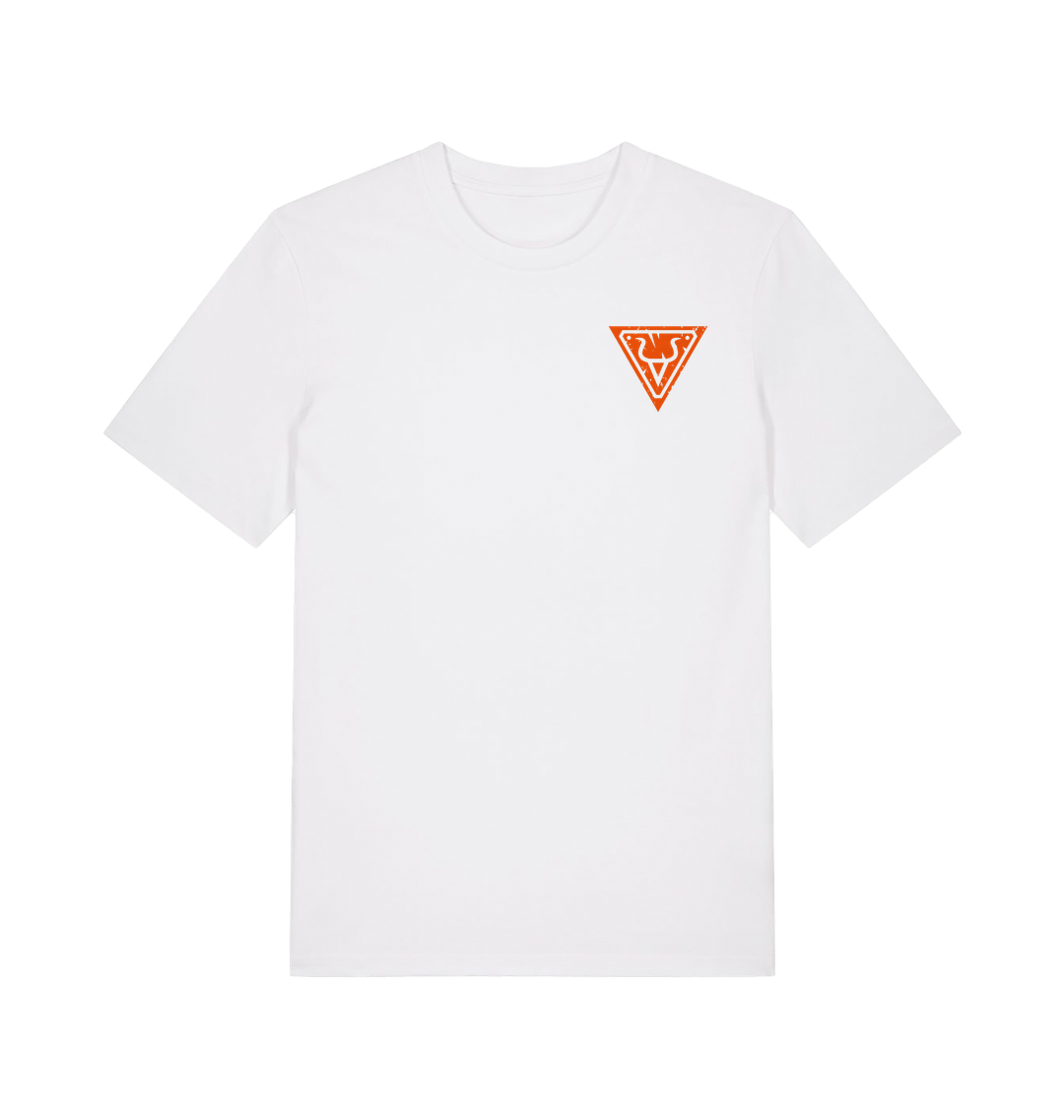 White Printed T-shirt Front